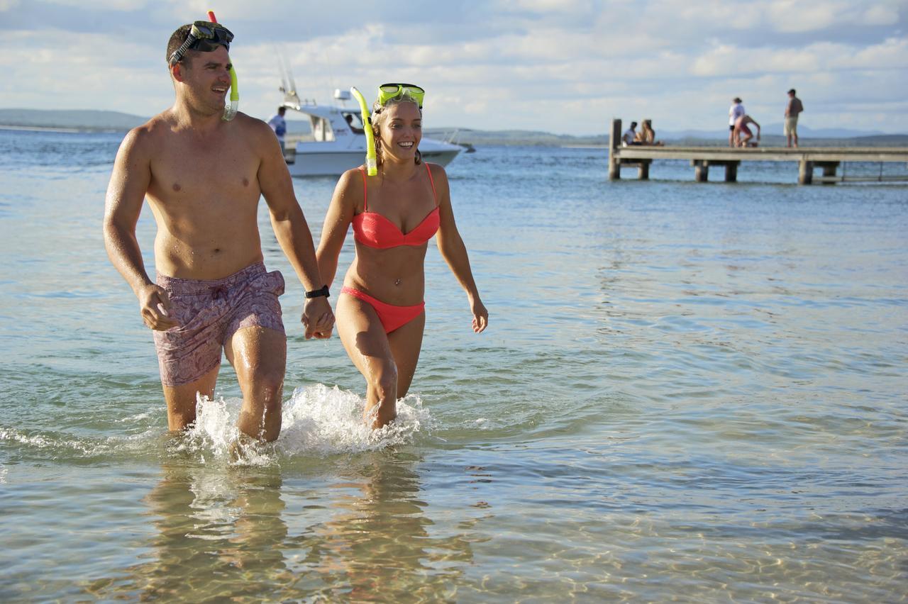 Salamander Beach Accommodation - Adults Only Salamander Bay Luaran gambar